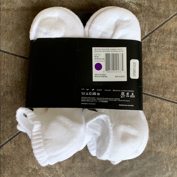 NIKE EVERYDAY COTTON CUSHIONED NO SHOW SOCKS - Picture 5 of 16
